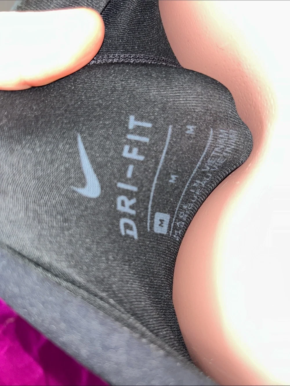 Nike Women’s Black Leggings with Gold Accent